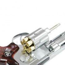 WinGun 8" Revolver (Silver), Revolvers are one of the coolest gun types around - their classic wheel gun motif just exudes class, and thanks to their inclusion in film and TV for 40+ years, they are instantly recognisable